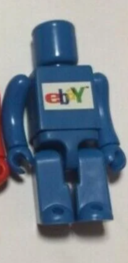 Medicom Toy Kubrick 100% eBay Exclusive Blue ver 3" Vinyl Figure