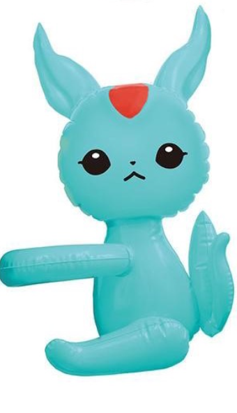 Taito Square Enix Final Fantasy XIV Online Inflatable Carbuncle Blue ver Trading Figure