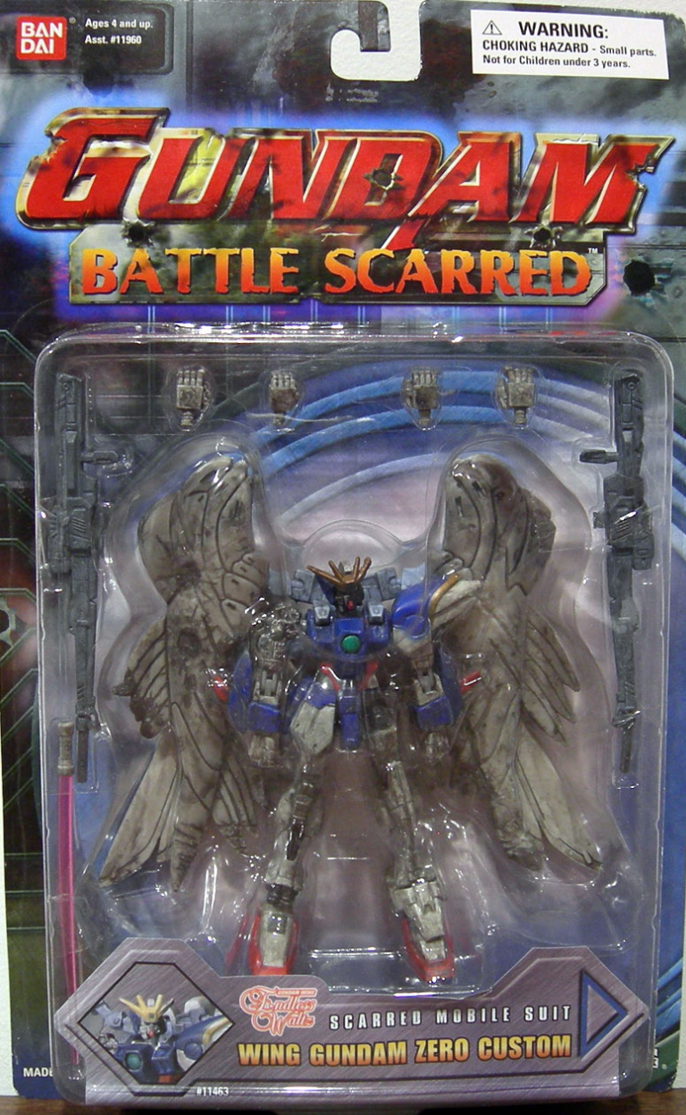 Bandai Mobile Suit Gundam Endless Waltz Battle Scarred Wing Gundam Zero Custom Action Figure