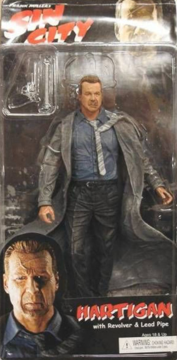 Reel Toys Neca Sin City Series 1 Hartigan Action Figure