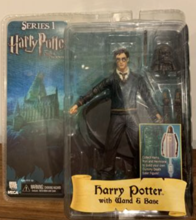 Neca Harry Potter and the Order of the Phoenix Series 1 Harry Potter with Wand & Base Trading Figure