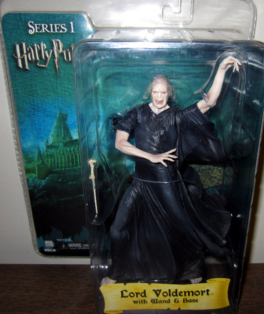 Neca Harry Potter Series 1 Lord Voldemort with Wand & Base Trading Figure