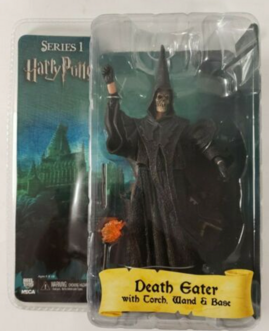Neca Harry Potter Series 1 Death Eater with Torch Wand & Base Trading Figure
