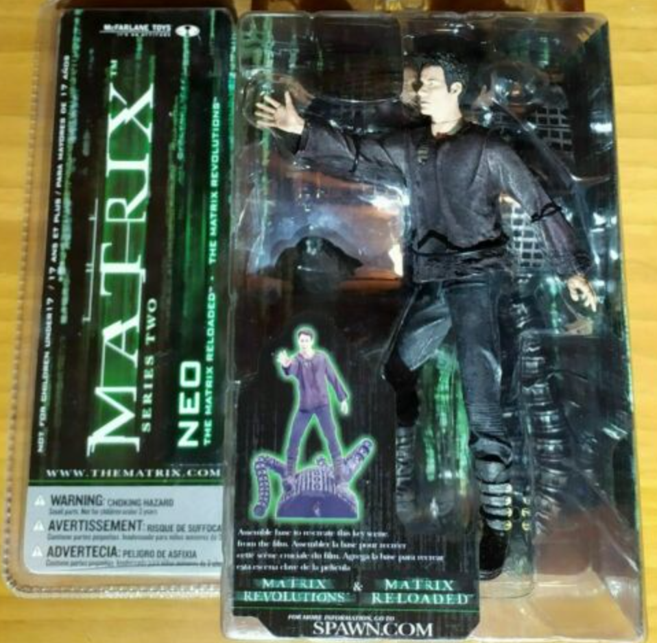 Mcfarlane Toys Matrix Reloaded & Revolutions Series One 1 Neo Trading Figure