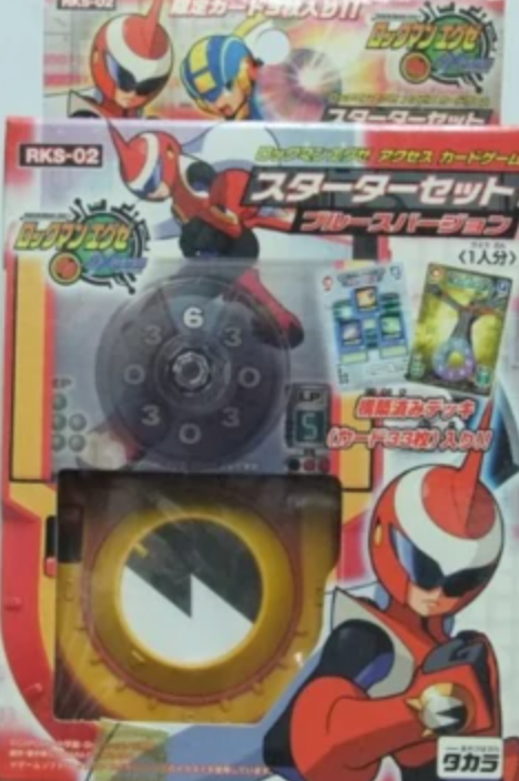 Takara 2004 Capcom Mega Man Rockman Exe Axess RKS-02 Starter Set Card Game