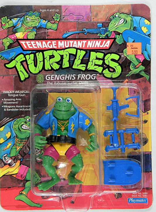 Playmates TMNT Teenage Mutant Ninja Turtles Genghis Frog Action Figure