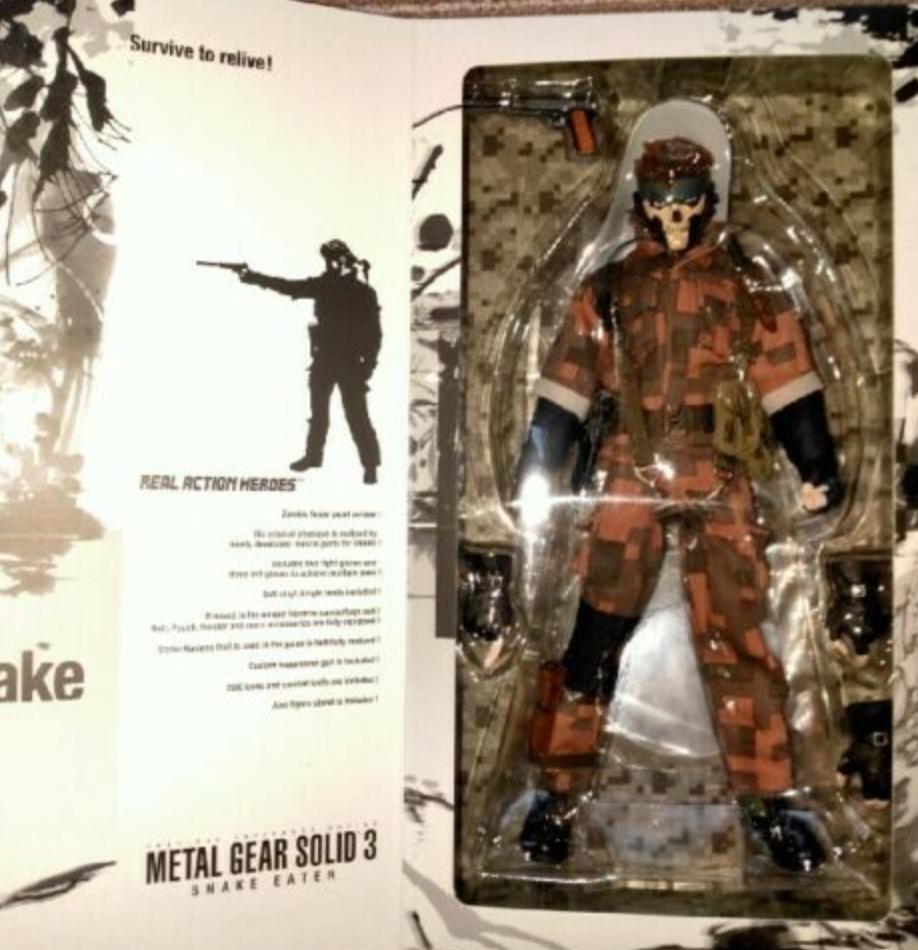 Medicom Toy 1/6 12" RAH Real Action Heroes Metal Gear Solid 3 Snake WF Wonder Festival 2005 Eater Camouflage ver Action Figure