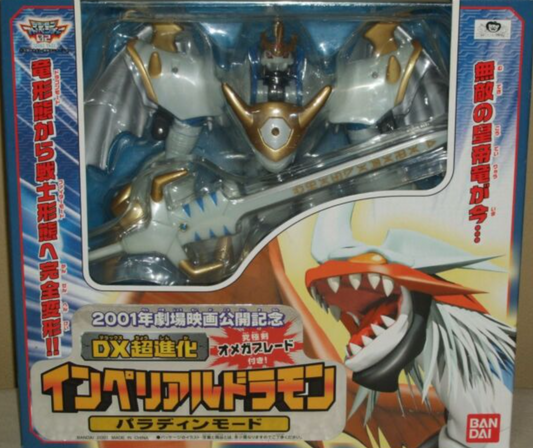 Bandai 2001 Digimon DX Evolution Imperialdramon Paladin Mode Action Figure