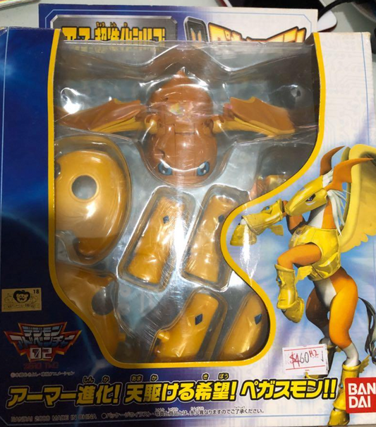 Bandai 2000 Digimon Adventure 02 Super Evolution Soul Patamon Pegasusmon Action Figure