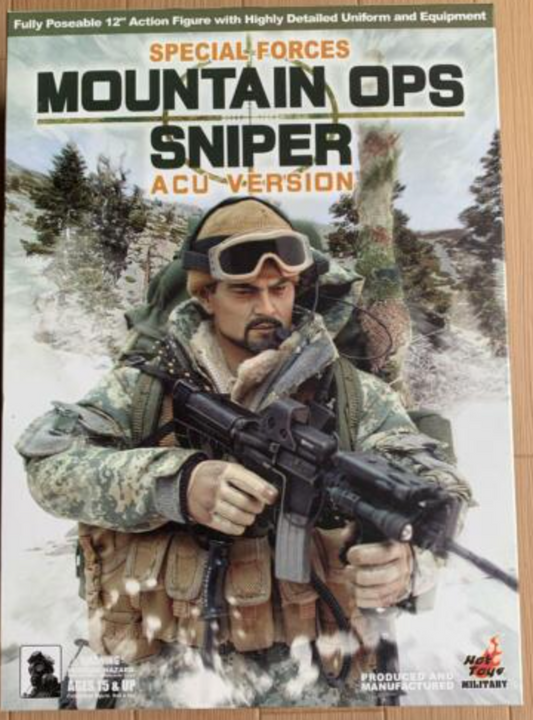 Hot Toys 1/6 12" Navy Seal Mountain Ops Sniper ACU Ver Action Figure