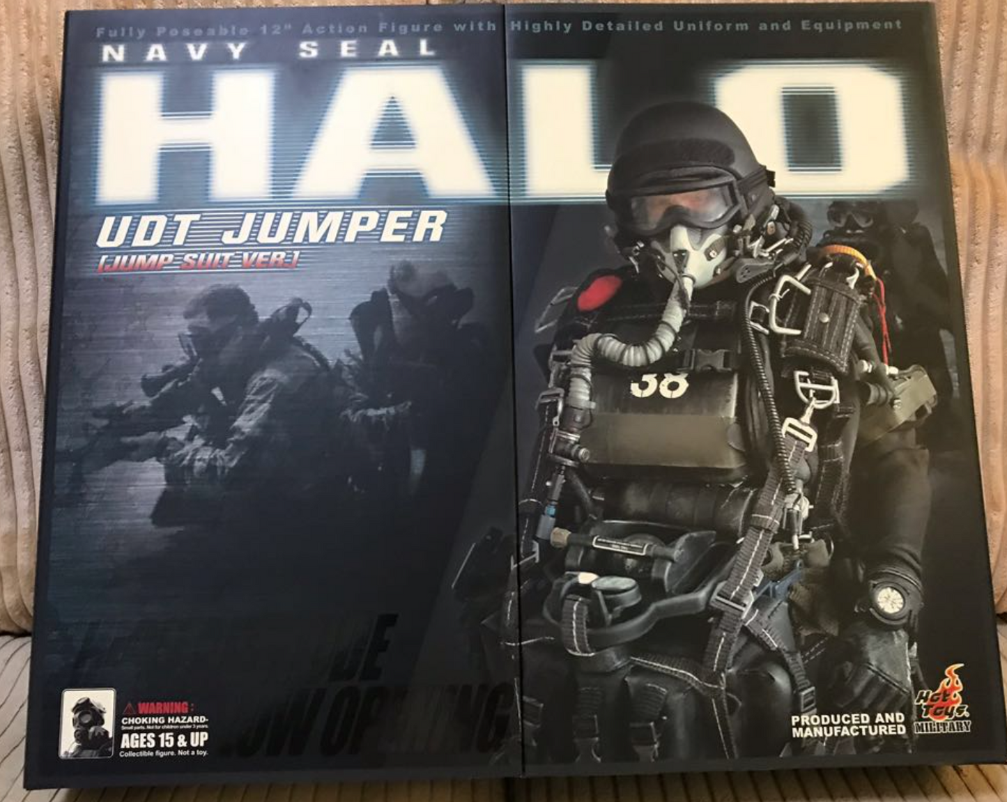 Hot Toys 1/6 12" Navy Seal Halo UDT Jumper Jump Suit Ver Action Figure