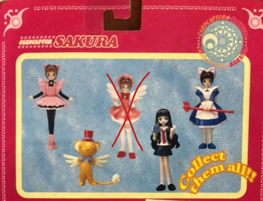 Bandai Clamp Card Captor Sakura DX Collection 4 3" Trading Figure Set