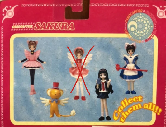 Bandai Clamp Card Captor Sakura DX Collection 4 3" Trading Figure Set