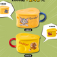 Tom & Jerry Taiwan Family Mart Limited 2 320ml Cheese Style Mug Cup Set