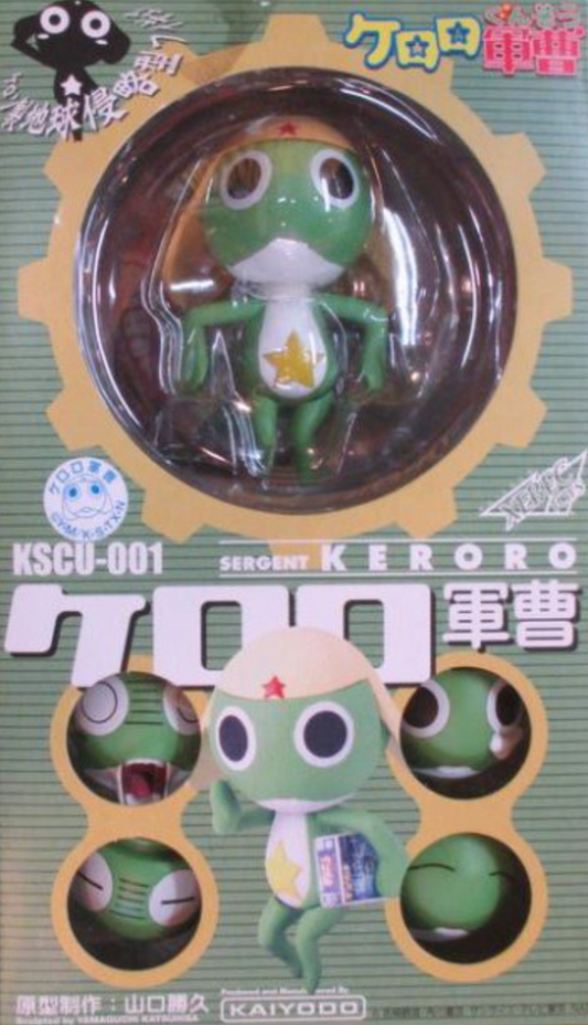 Kaiyodo Xebec Toys Revoltech Keroro Gunso KSCU-001 Sergent Keroro Action Figure