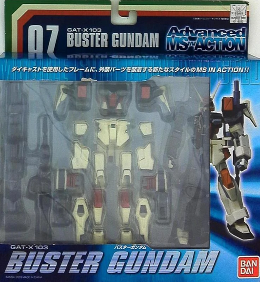 Bandai Mobile Suit Gundam AMIA Advanced MS in Action 07 GAT-X103 Buster Gundam Figure