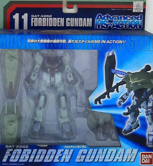 Bandai Mobile Suit Gundam AMIA Advanced MS in Action 11 GAT-X252 Forbidden Gundam Figure