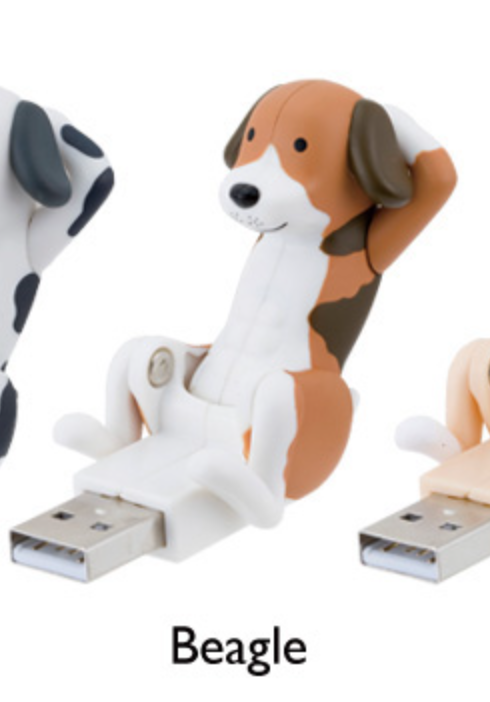 Cube Works USB PC Gadgets Crunching Dog Beagle ver Trading Figure