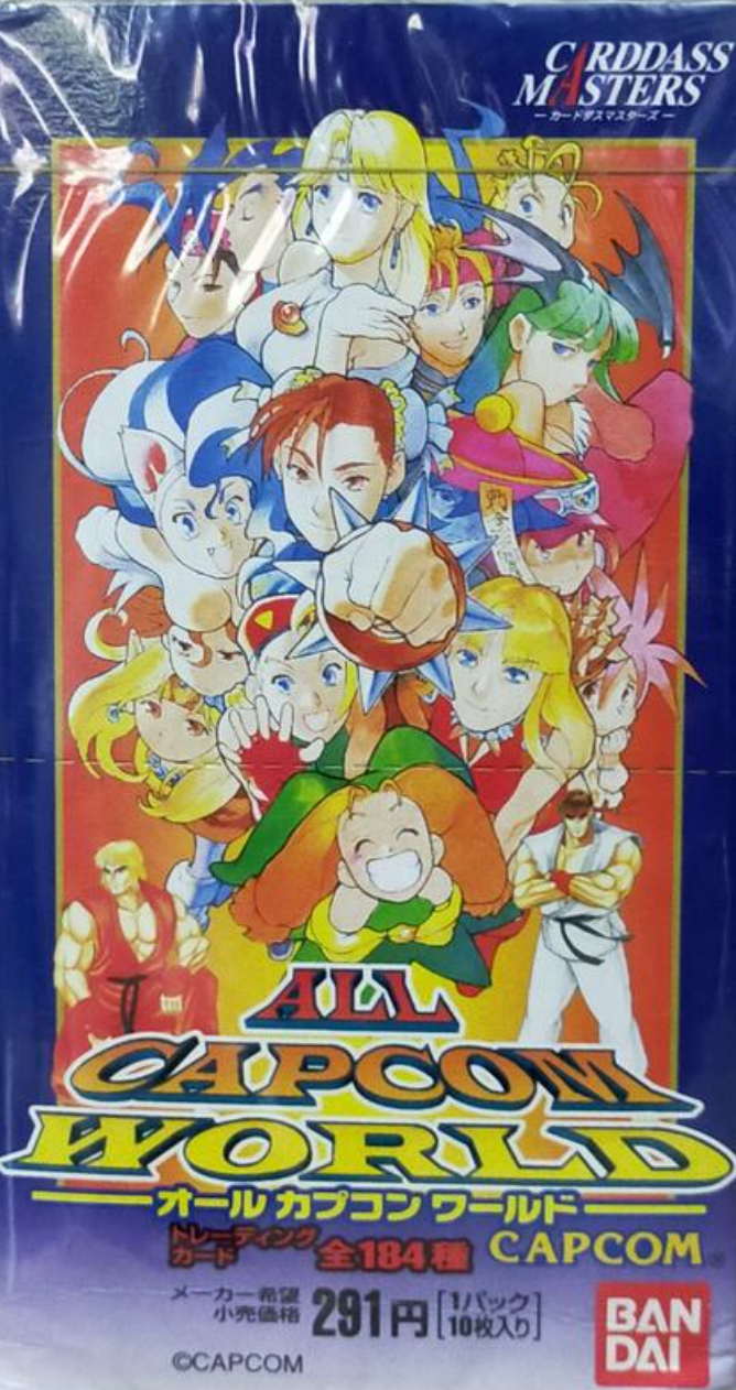 Bandai Carddass Masters All Capcom World Sealed Bag 10 Random Cards Set