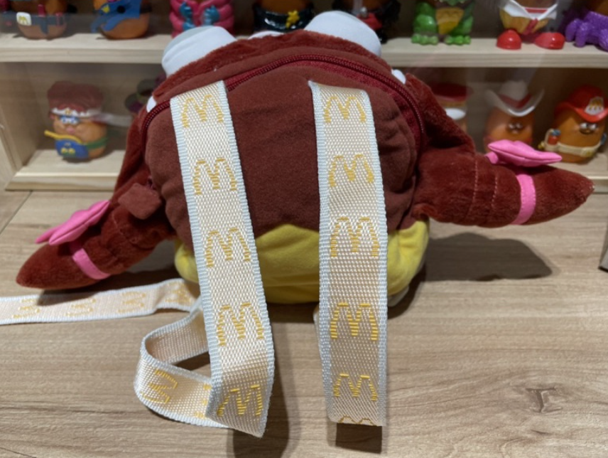 Mcdonalds 2000 Character Birdie the Early Bird Plush Doll Backpack Figure