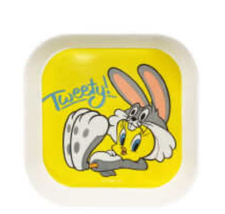 Taiwan Family Mart Limited 2023 CNY Looney Tunes Tweety Bird 6" Melamine Plate Dish