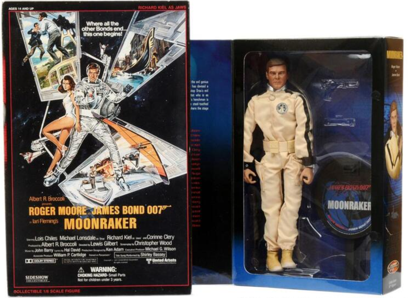 Sideshow 1/6 12" Moonraker 007 James Bond Roger Moore Action Figure