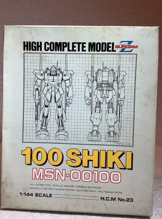 Bandai 1/144 HCM High Complete Model Mobile Suit Z Gundam 100 Shiki MSN-00100 Action Figure