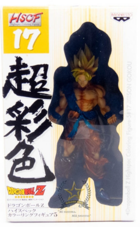 Banpresto Dragon Ball Z HSCF High Spec Coloring Part 5 17 Super Saiyan Son Goku Trading Figure