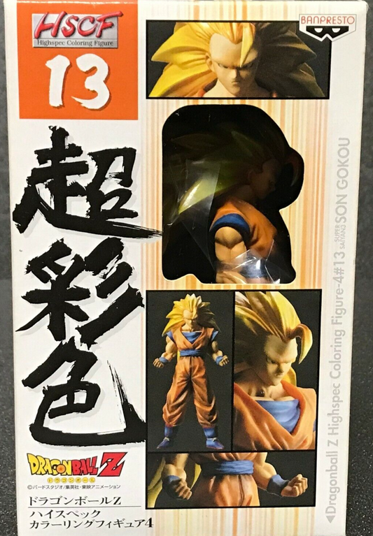Banpresto Dragon Ball Z HSCF High Spec Coloring Part 4 13 Super Saiyan Son Goku Trading Figure