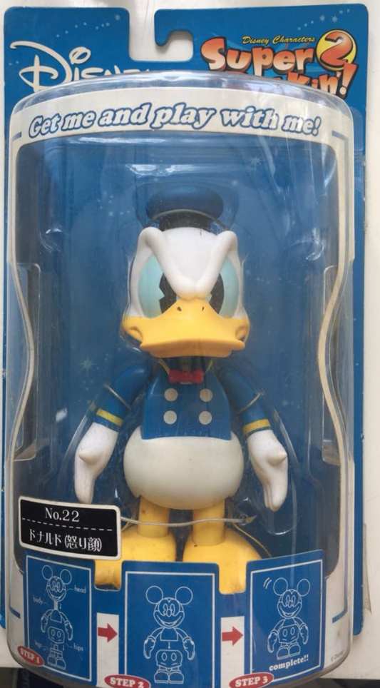 Sega Disney Characters Super Rockin No 22 Donald Duck Angry Face ver Bobble Head Figure