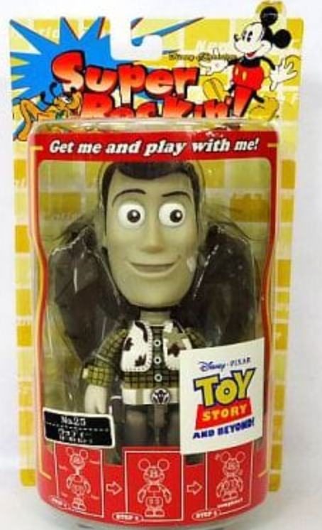 Sega Disney Characters Super Rockin No 25 Toy Story Woody Monochrome ver Bobble Head Figure