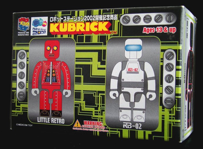 Medicom Toy 2002 Kubrick 100% Robot station Commemorative Items Little Retro RB-02 2 Figure Set - Lavits Figure
