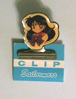 Movic Pretty Soldier Sailor Moon R Mars Mini Metal Clip - Lavits Figure
