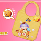 Disney Tsum Tsum Character Family Mart Limited 14.5"x13"x6" Tote Bag w/ Mascot Strap Figure Winnie The Pooh Ver - Lavits Figure
 - 1