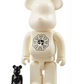 Medicom Toy 2008 Be@rbrick 400% 100% Lost White Ver 11" Vinyl Collection Figure - Lavits Figure
 - 1
