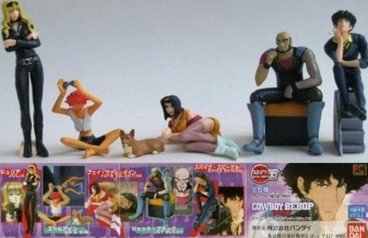 Bandai 2001 Cowboy Bebop Gashapaon HG 5 Collection Figure Set - Lavits Figure
