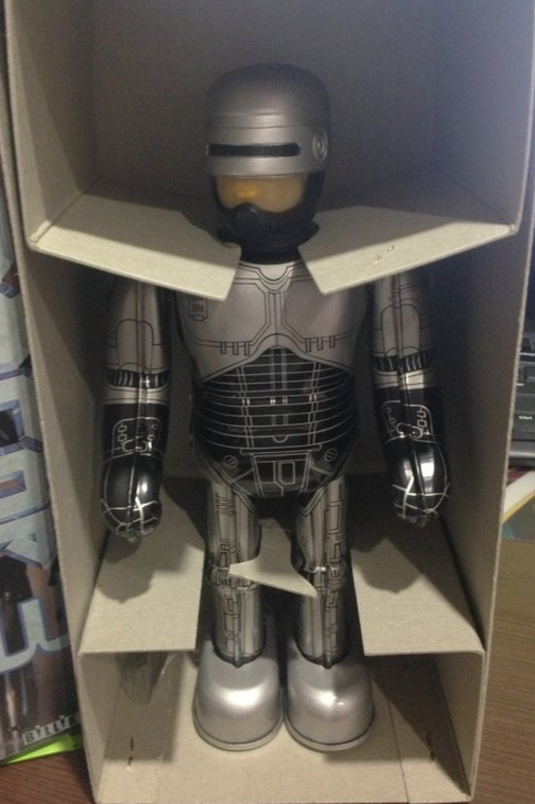 Billiken 1992 Robocop 3 Wind Up Tin Toy Action Figure Used - Lavits Figure
 - 1