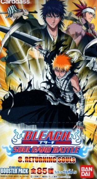 Bandai Bleach Carddass Soul Card Battle Game Booster Pack Part 8 Returning Souls Sealed Box
