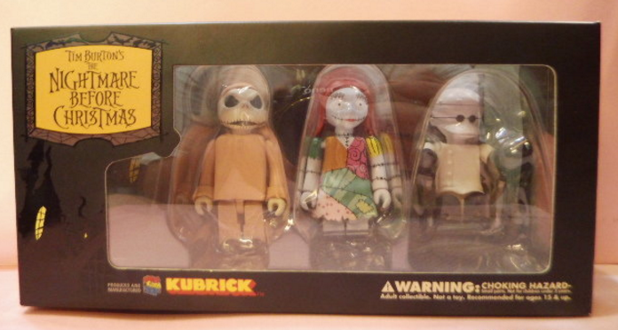 Medicom Toy Kubrick 100% Tim Burton The Nightmare Before Christmas Set E Action Figure Set - Lavits Figure
 - 1