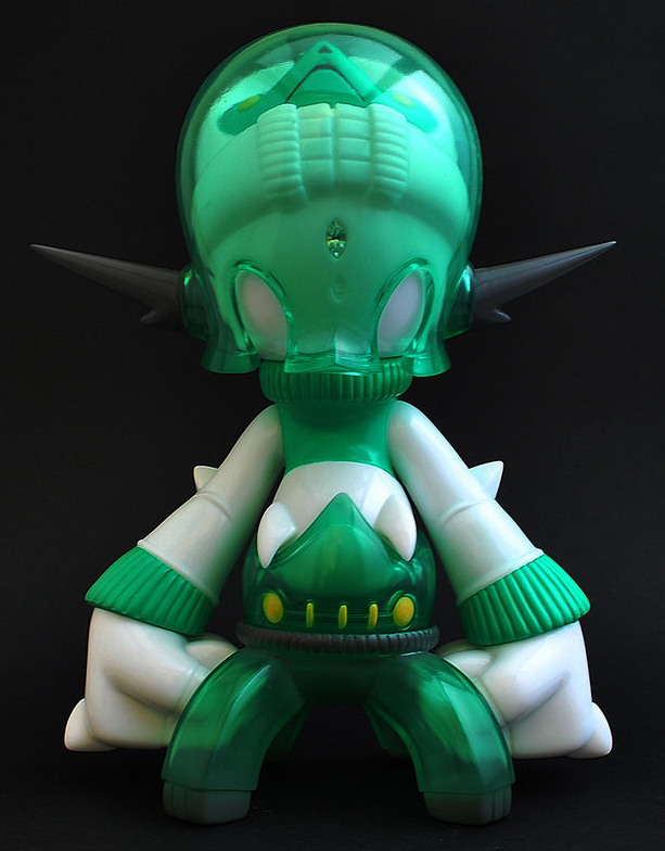 One-Up 2009 Kaijin Fulcraim Memory of Forest Green Ver 8" Vinyl Figure - Lavits Figure
