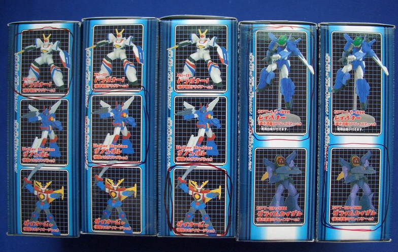 Bandai Aoki Ryuusei Blue Comet SPT Layzner Super Robot Wars SRW Gashapon EX 5 Trading Collection Figure Set - Lavits Figure
 - 2