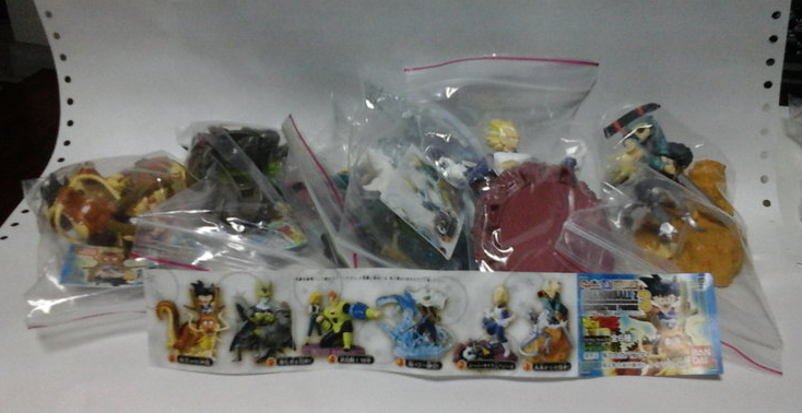 Bandai Dragon Ball Z DBZ Gashapon Imagination Part 3 6 Trading Collection Figure Set Used - Lavits Figure
