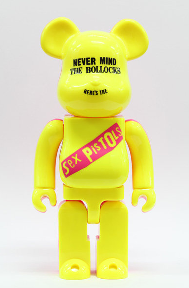 Medicom Toy Be@rbrick 400% Sex Pistols Yellow Ver 11" Vinyl Collection Figure - Lavits Figure

