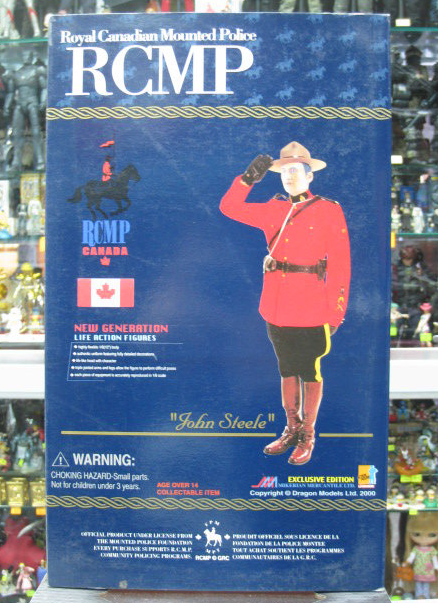 Dragon 1/6 12" RCMP Royal Canadian Mounted Police Canada John Steele Action Figure Set - Lavits Figure
 - 1