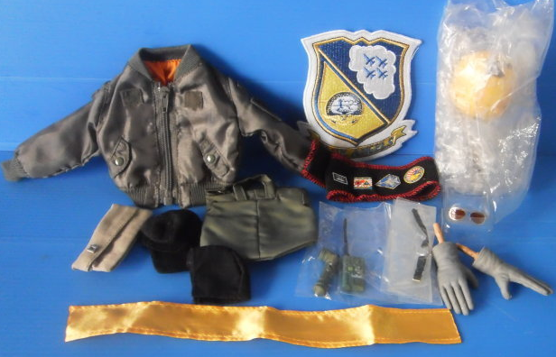 Hot Toys 1/6 12" Blue Angels U.S. Air Force Combat Aircrew Pilot Limited Ver Action Figure - Lavits Figure
 - 2