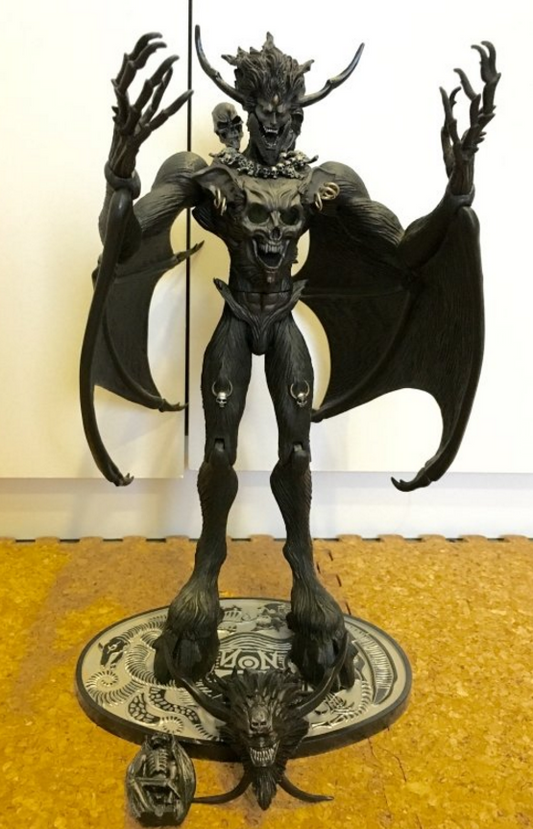 Fewture Devilman Go Nagai Zenon Black Ver Action Figure Used - Lavits Figure
 - 1