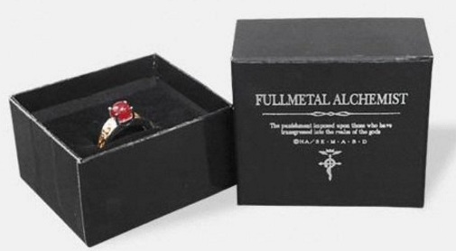 Japan Fullmetal Alchemist Metal Ring Size #13 Collection Figure - Lavits Figure
 - 2