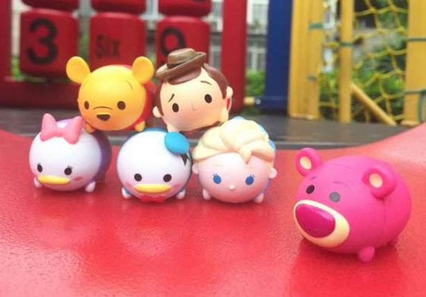Disney Tsum Tsum Character Family Mart Limited Part 2 6 Mini Magnet Trading Figure Set - Lavits Figure
