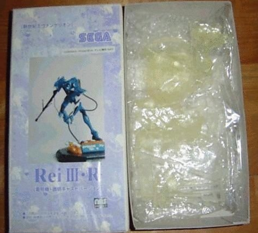 Sega Neon Genesis Evangelion Rei Ayanami Rei III R Limited Crystal Ver Cold Cast Model Kit Figure - Lavits Figure
 - 1