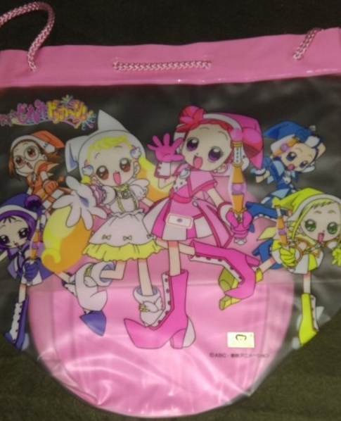 Japan Magical Ojamajo Do Re Mi Plastic Tote Bag Type C - Lavits Figure
